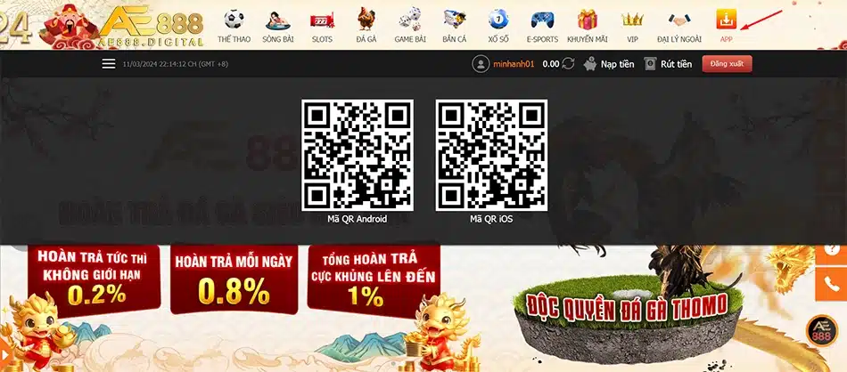 cách Hướng Dẫn Tải App AE888 Mới Nhất
