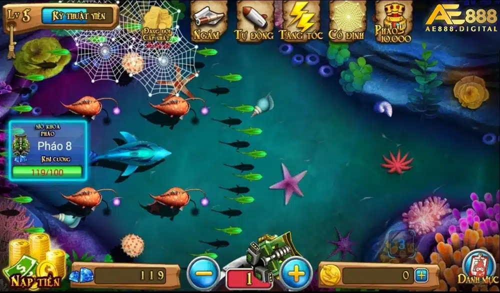 Game bắn cá Hải Tặc sở hữu hệ thống cá vô cùng phong phú với hơn 100 loài cá khác nhau