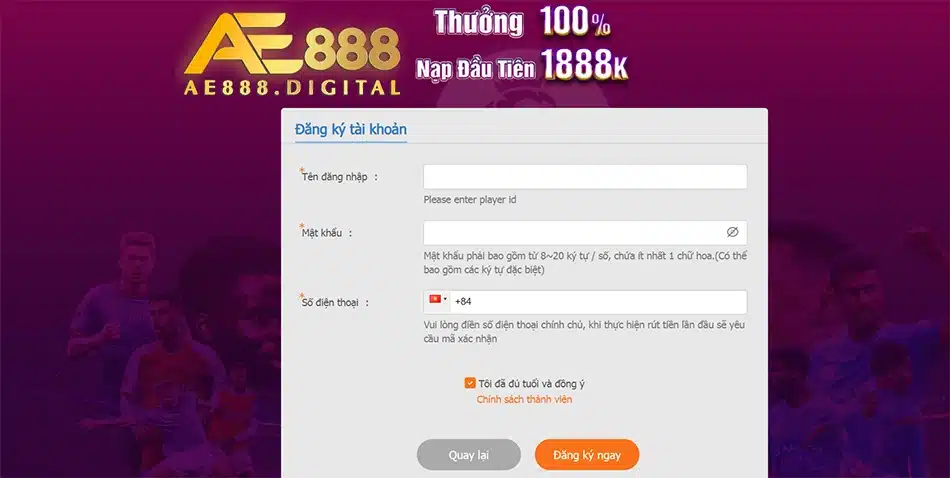 một số nội dung chính được đề cập trong hướng dẫn AE888