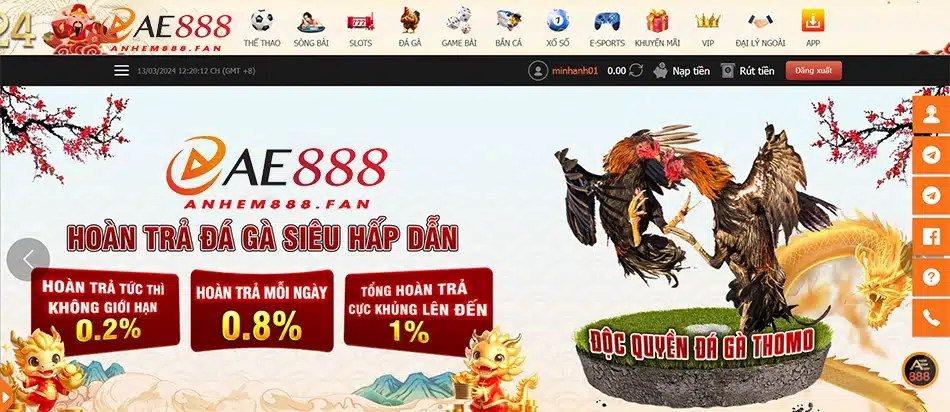 giới thiệu Nhà cái đánh lô đề trực tuyến ae888