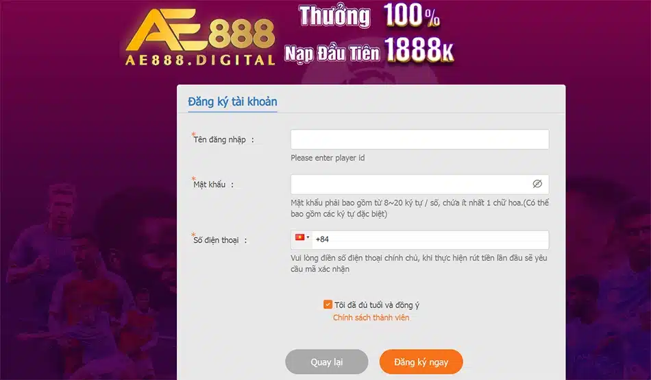 ae888 vì sao chính sách bảo mật thông tin lại quan trọng đối với người chơi cá cược?